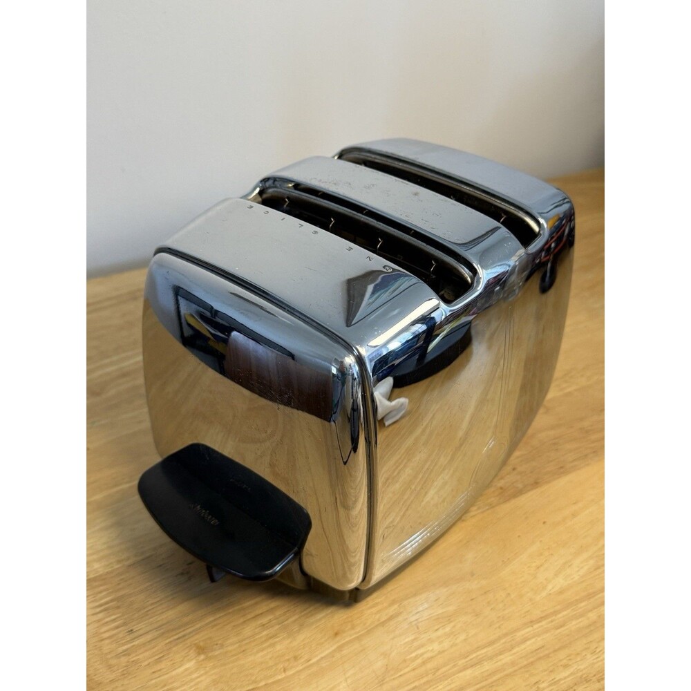 Sunbeam Chrome Model T-20C Automatic Two Slice Toaster - Working - Picture 3 of 11